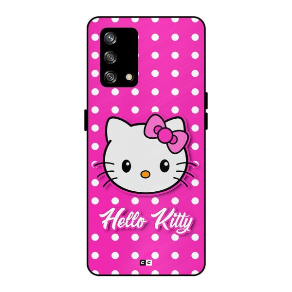 Baby Kitty Metal Back Case for Oppo F19