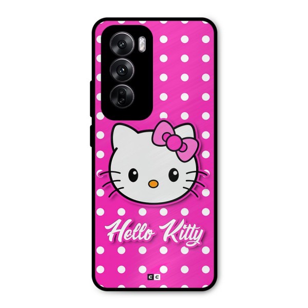 Baby Kitty Metal Back Case for Oppo Reno12