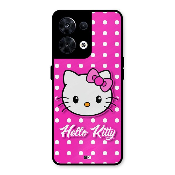 Baby Kitty Metal Back Case for Oppo Reno8 5G