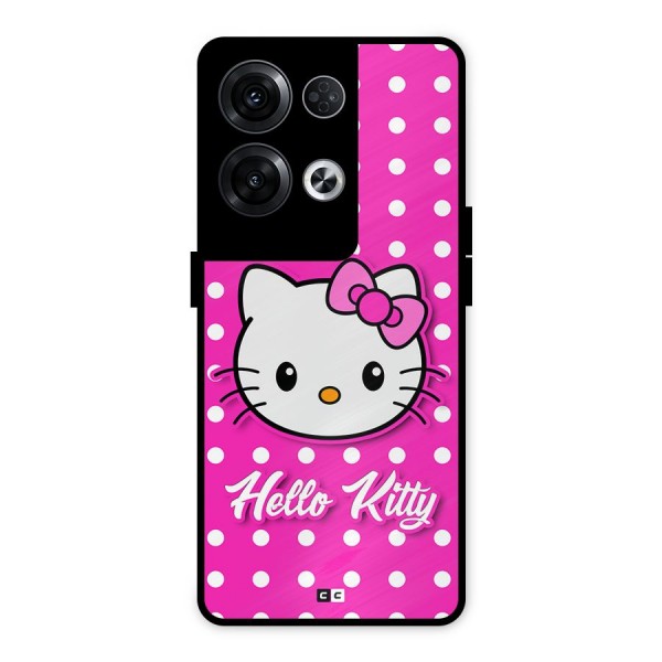 Baby Kitty Metal Back Case for Oppo Reno8 Pro 5G