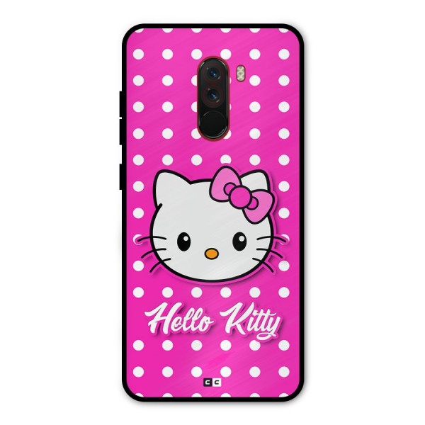 Baby Kitty Metal Back Case for Poco F1