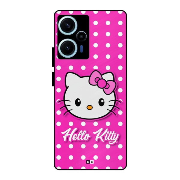 Baby Kitty Metal Back Case for Poco F5