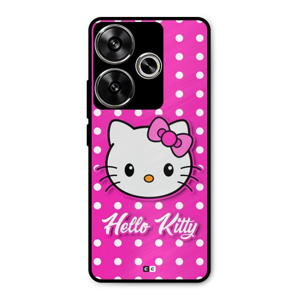 Baby Kitty Metal Back Case for Poco F6