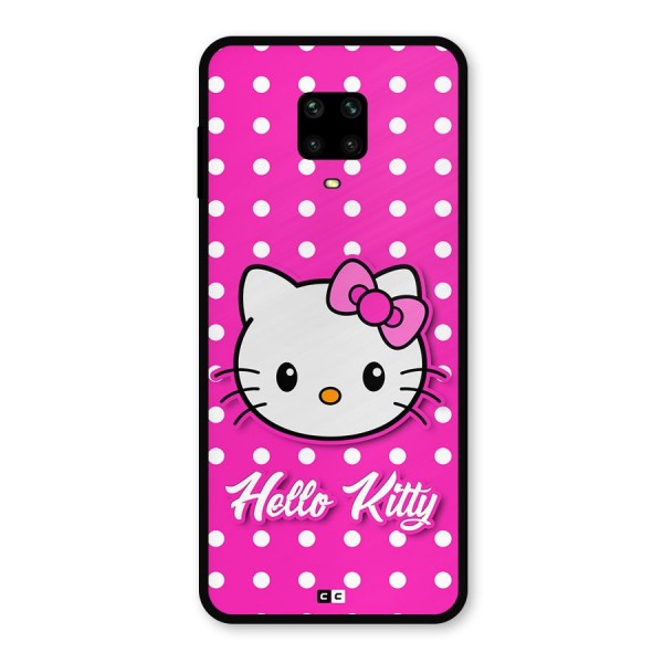 Baby Kitty Metal Back Case for Poco M2