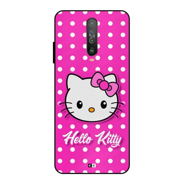 Baby Kitty Metal Back Case for Poco X2