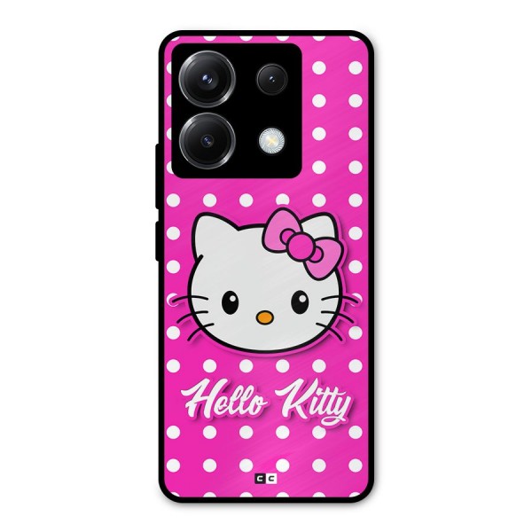 Baby Kitty Metal Back Case for Poco X6