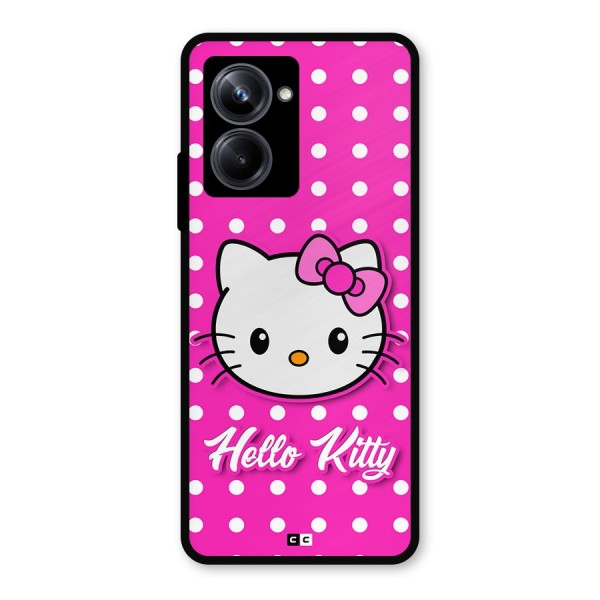 Baby Kitty Metal Back Case for Realme 10 Pro