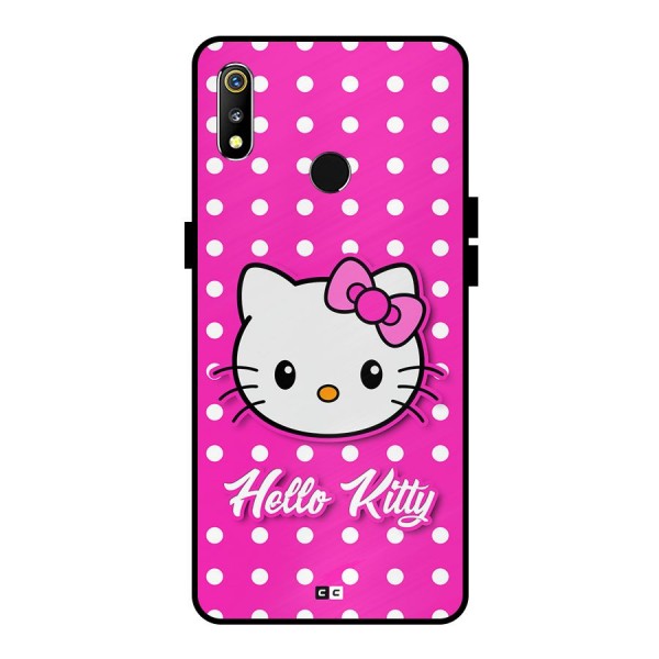 Baby Kitty Metal Back Case for Realme 3