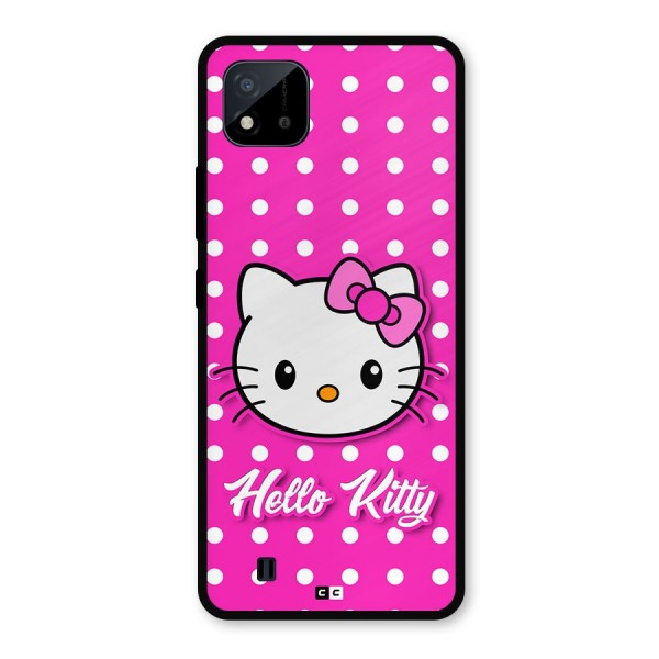 Baby Kitty Metal Back Case for Realme C11 2021