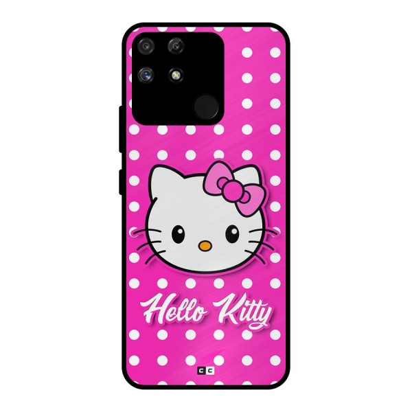 Baby Kitty Metal Back Case for Realme Narzo 50A