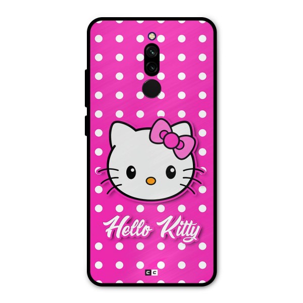 Baby Kitty Metal Back Case for Redmi 8