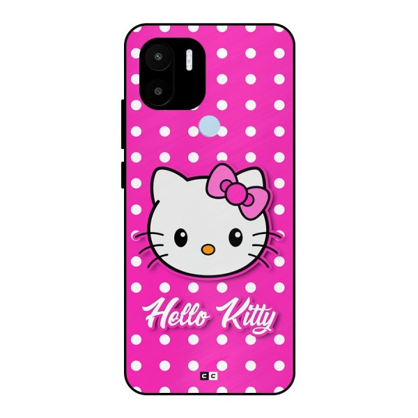 Baby Kitty Metal Back Case for Redmi A1 Plus