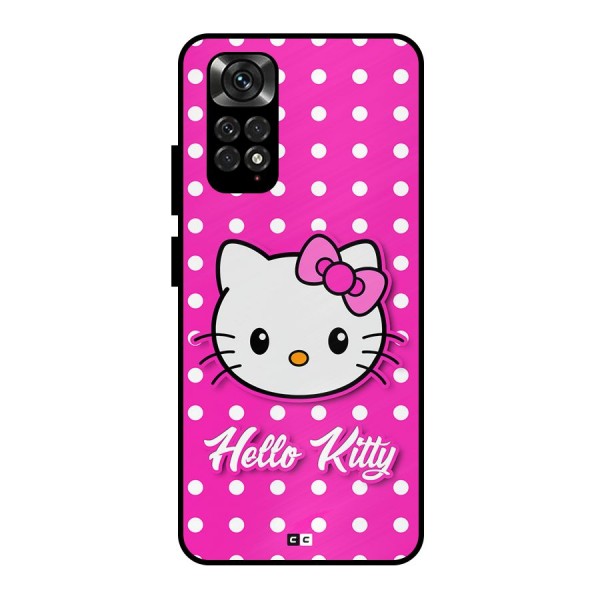 Baby Kitty Metal Back Case for Redmi Note 11 Pro