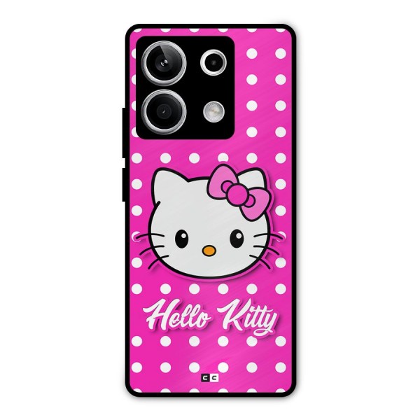 Baby Kitty Metal Back Case for Redmi Note 13 5G