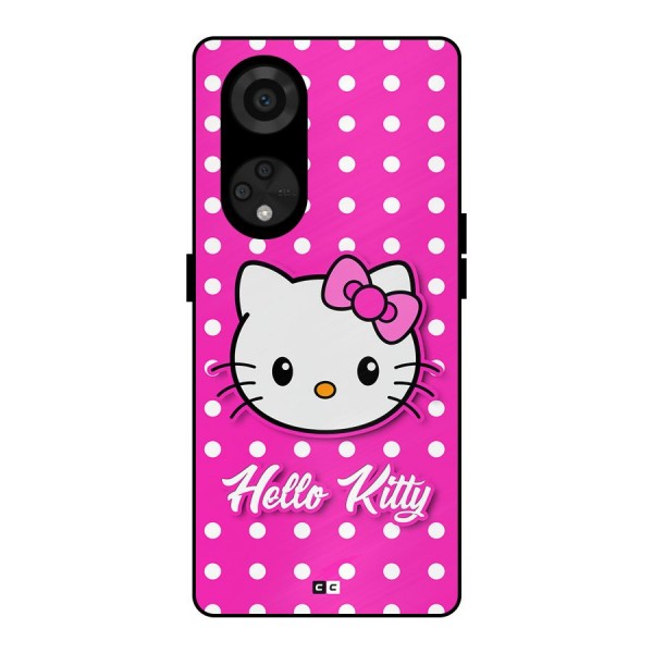 Baby Kitty Metal Back Case for Reno8 T 5G