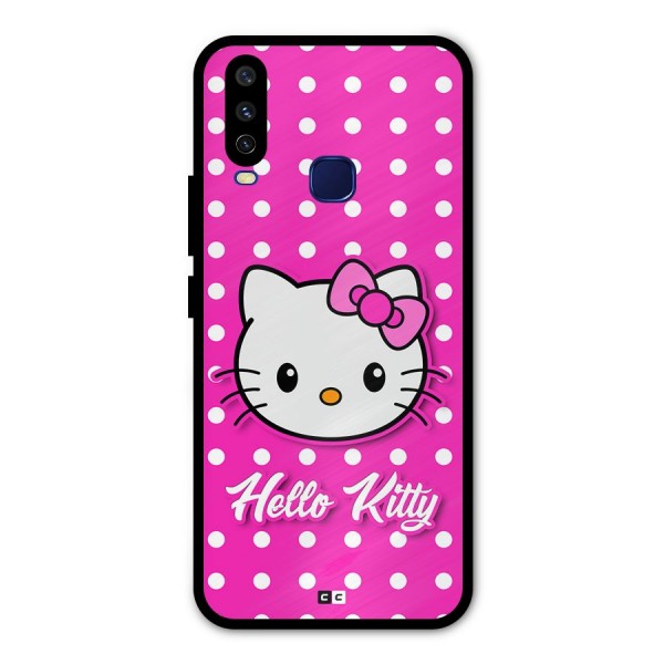 Baby Kitty Metal Back Case for Vivo V17