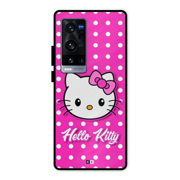 Baby Kitty Metal Back Case for Vivo X60 Pro Plus