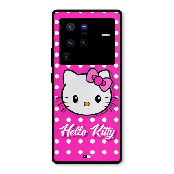 Baby Kitty Metal Back Case for Vivo X80 Pro