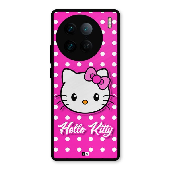 Baby Kitty Metal Back Case for Vivo X90 Pro