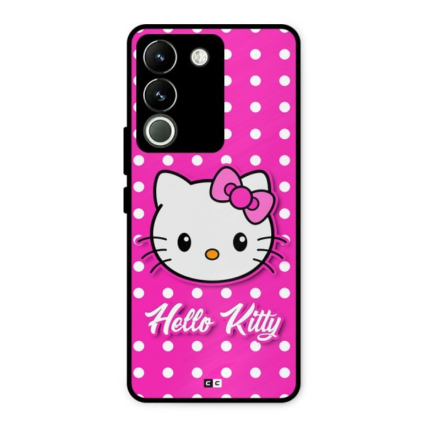 Baby Kitty Metal Back Case for Vivo Y200