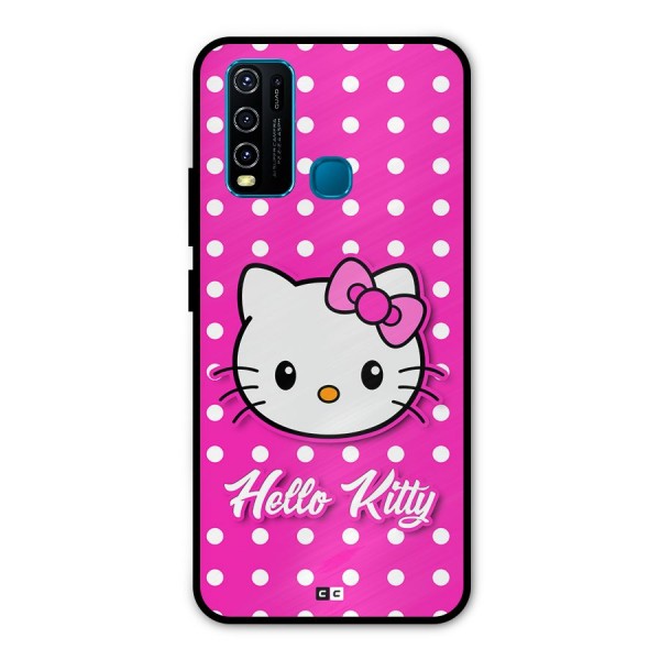 Baby Kitty Metal Back Case for Vivo Y30