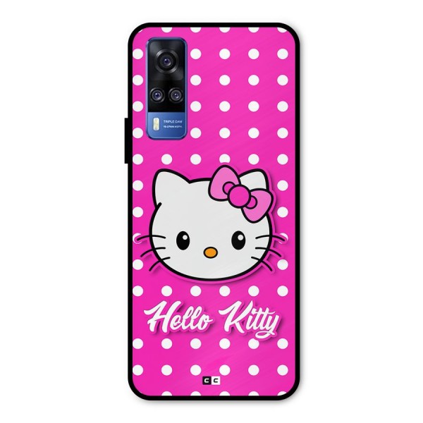 Baby Kitty Metal Back Case for Vivo Y31