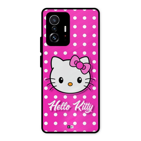 Baby Kitty Metal Back Case for Xiaomi 11T Pro