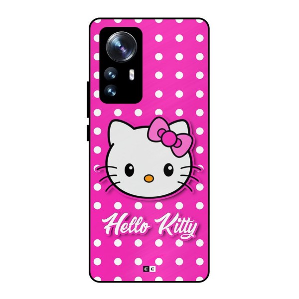 Baby Kitty Metal Back Case for Xiaomi 12 Pro