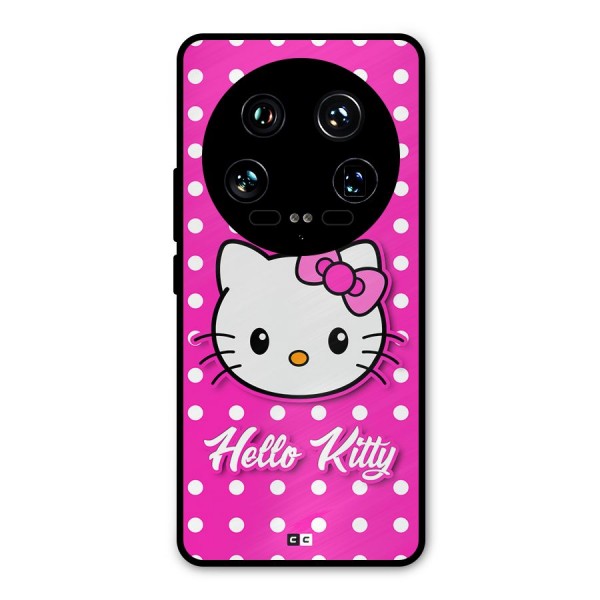 Baby Kitty Metal Back Case for Xiaomi 14 Ultra