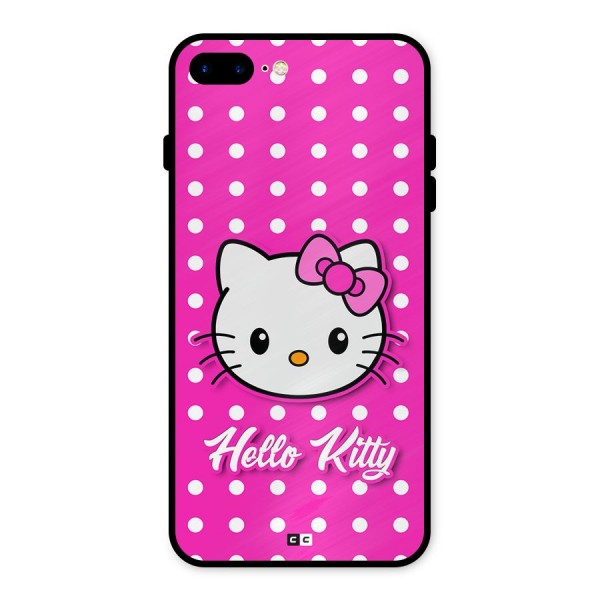 Baby Kitty Metal Back Case for iPhone 8 Plus