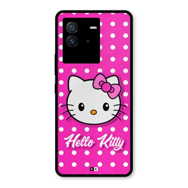 Baby Kitty Metal Back Case for iQOO Neo 6 5G