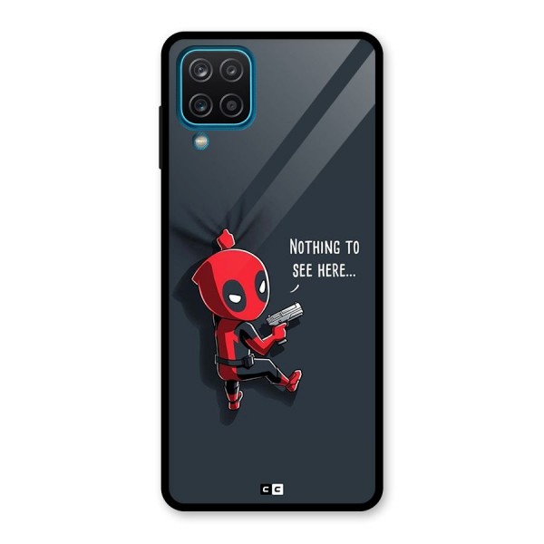 Baby Wade Glass Back Case for Galaxy A12