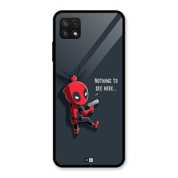 Baby Wade Glass Back Case for Galaxy A22 5G