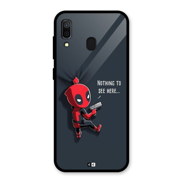 Baby Wade Glass Back Case for Galaxy A30