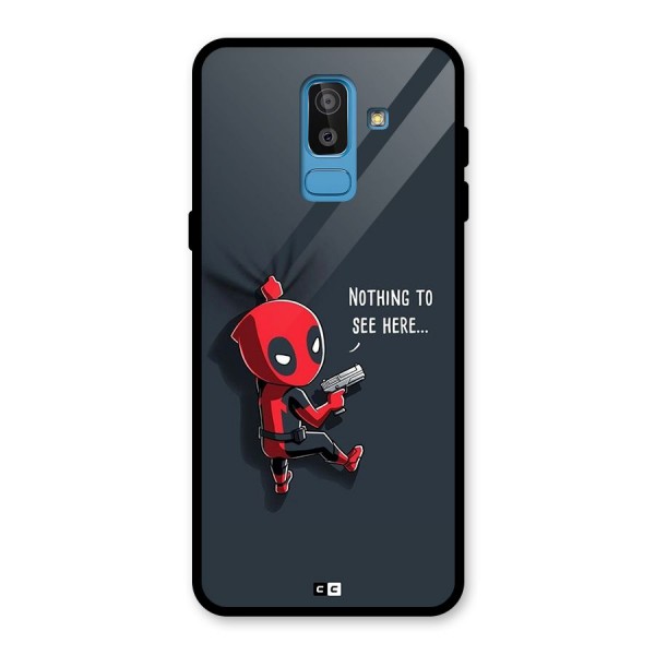 Baby Wade Glass Back Case for Galaxy J8