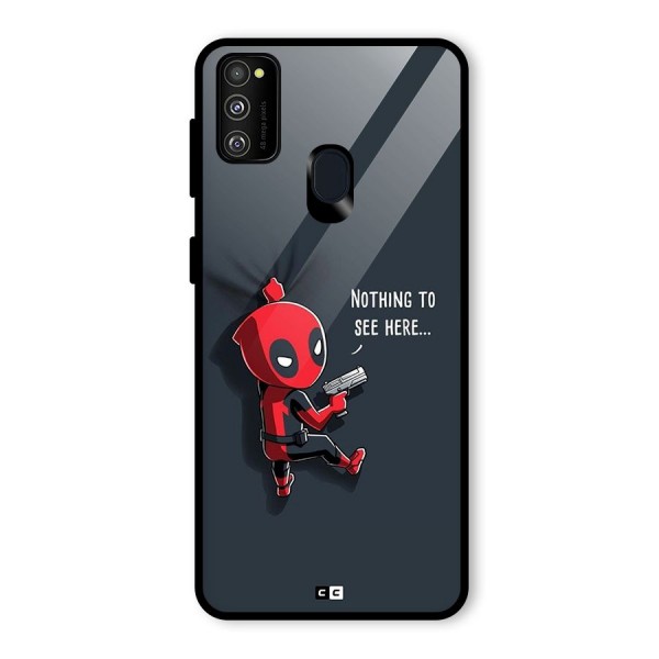 Baby Wade Glass Back Case for Galaxy M30s