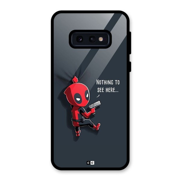 Baby Wade Glass Back Case for Galaxy S10e