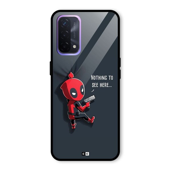 Baby Wade Glass Back Case for Oppo A74 5G