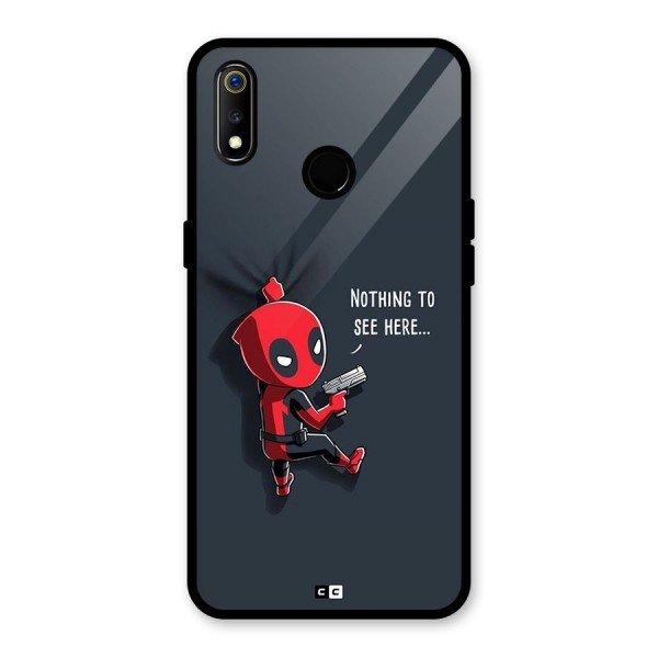 Baby Wade Glass Back Case for Realme 3i