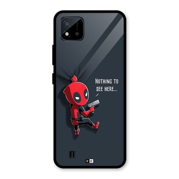 Baby Wade Glass Back Case for Realme C11 2021