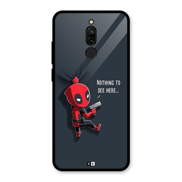 Baby Wade Glass Back Case for Redmi 8