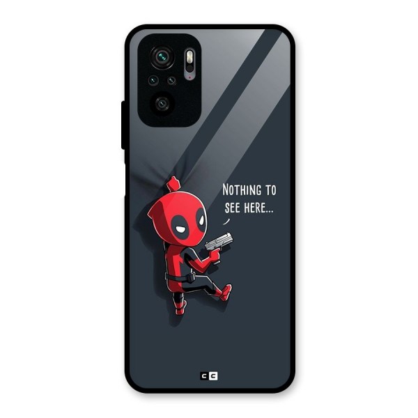 Baby Wade Glass Back Case for Redmi Note 10S