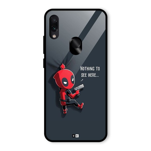 Baby Wade Glass Back Case for Redmi Note 7