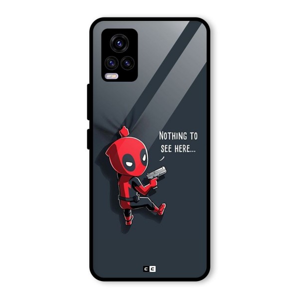 Baby Wade Glass Back Case for Vivo V20