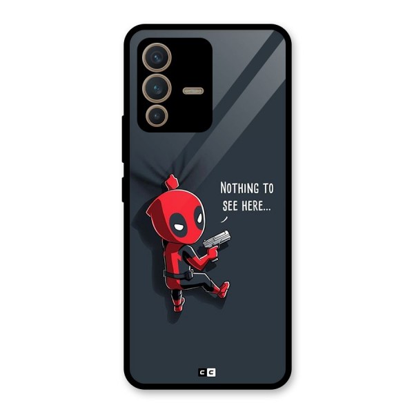 Baby Wade Glass Back Case for Vivo V23 5G