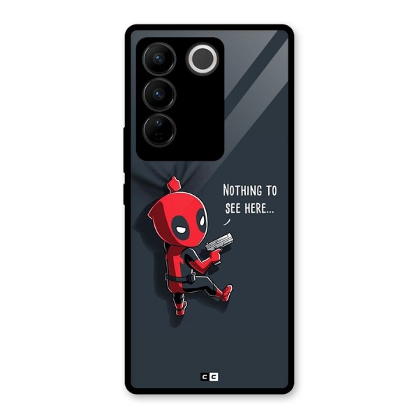 Baby Wade Glass Back Case for Vivo V27 Pro