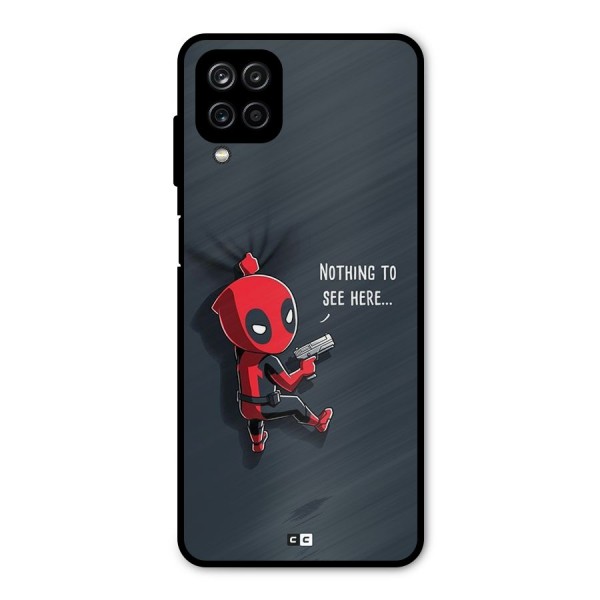 Baby Wade Metal Back Case for Galaxy A12