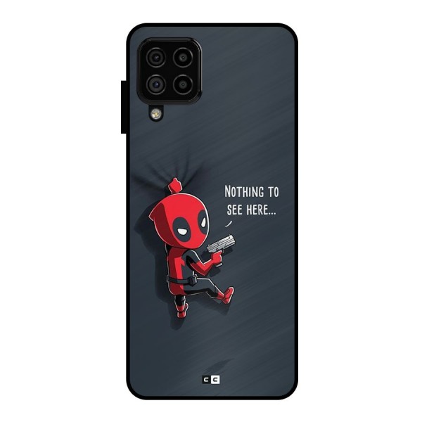 Baby Wade Metal Back Case for Galaxy A22 4G