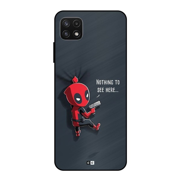 Baby Wade Metal Back Case for Galaxy A22 5G