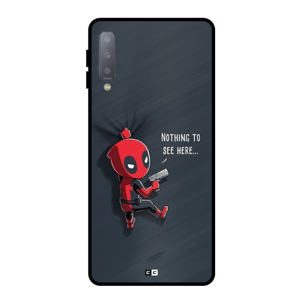 Baby Wade Metal Back Case for Galaxy A7 (2018)